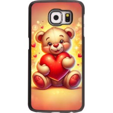 Samsung Galaxy S6 Case Hülle - Valentin 2024 Teddy Liebe