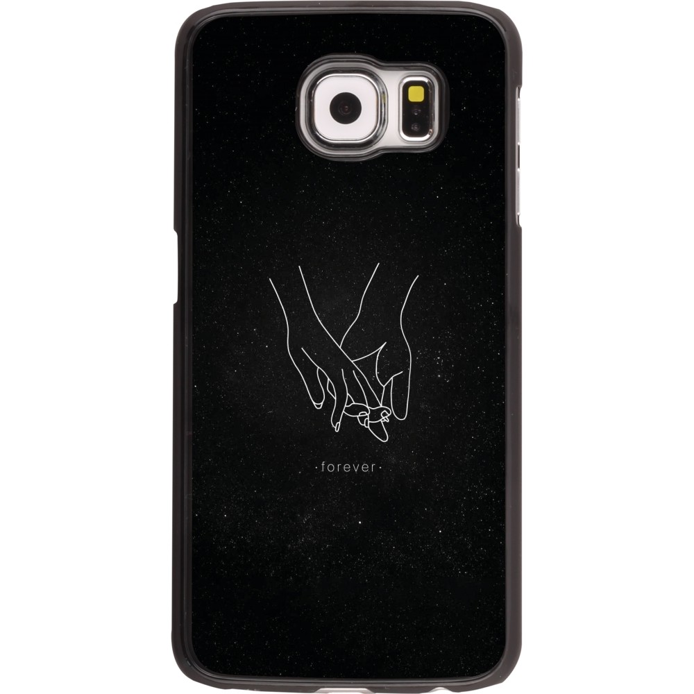 Samsung Galaxy S6 Case Hülle - Valentine 2023 hands forever