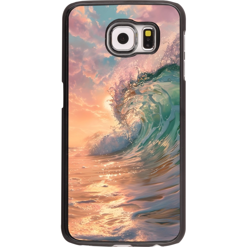 Samsung Galaxy S6 Case Hülle - Wave Sunset