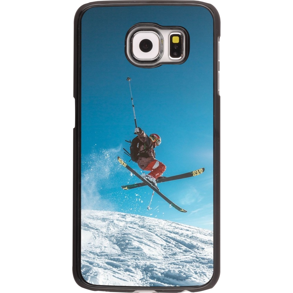 Samsung Galaxy S6 Case Hülle - Winter 22 Ski Jump