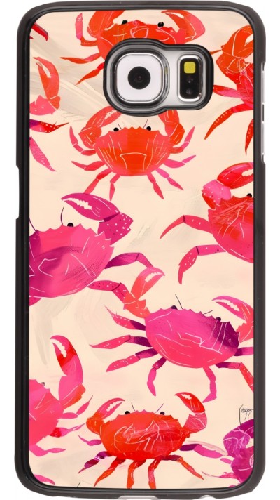 Coque Samsung Galaxy S6 edge - Crabs Paint