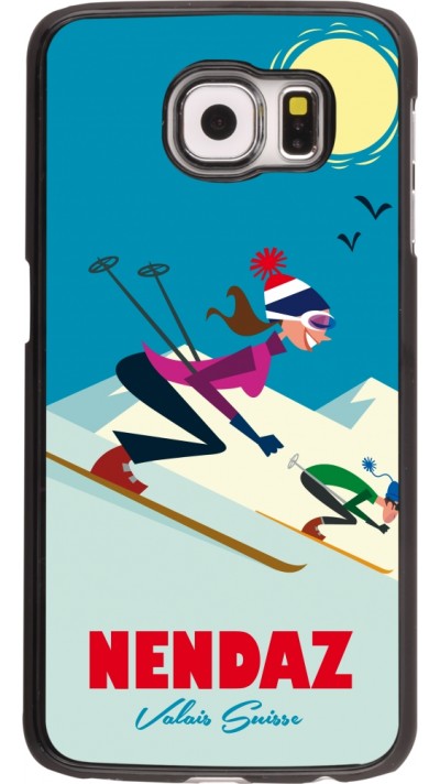 Coque Samsung Galaxy S6 edge - Nendaz Ski Downhill