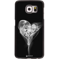 Coque Samsung Galaxy S6 edge - Valentine 2022 Black Smoke