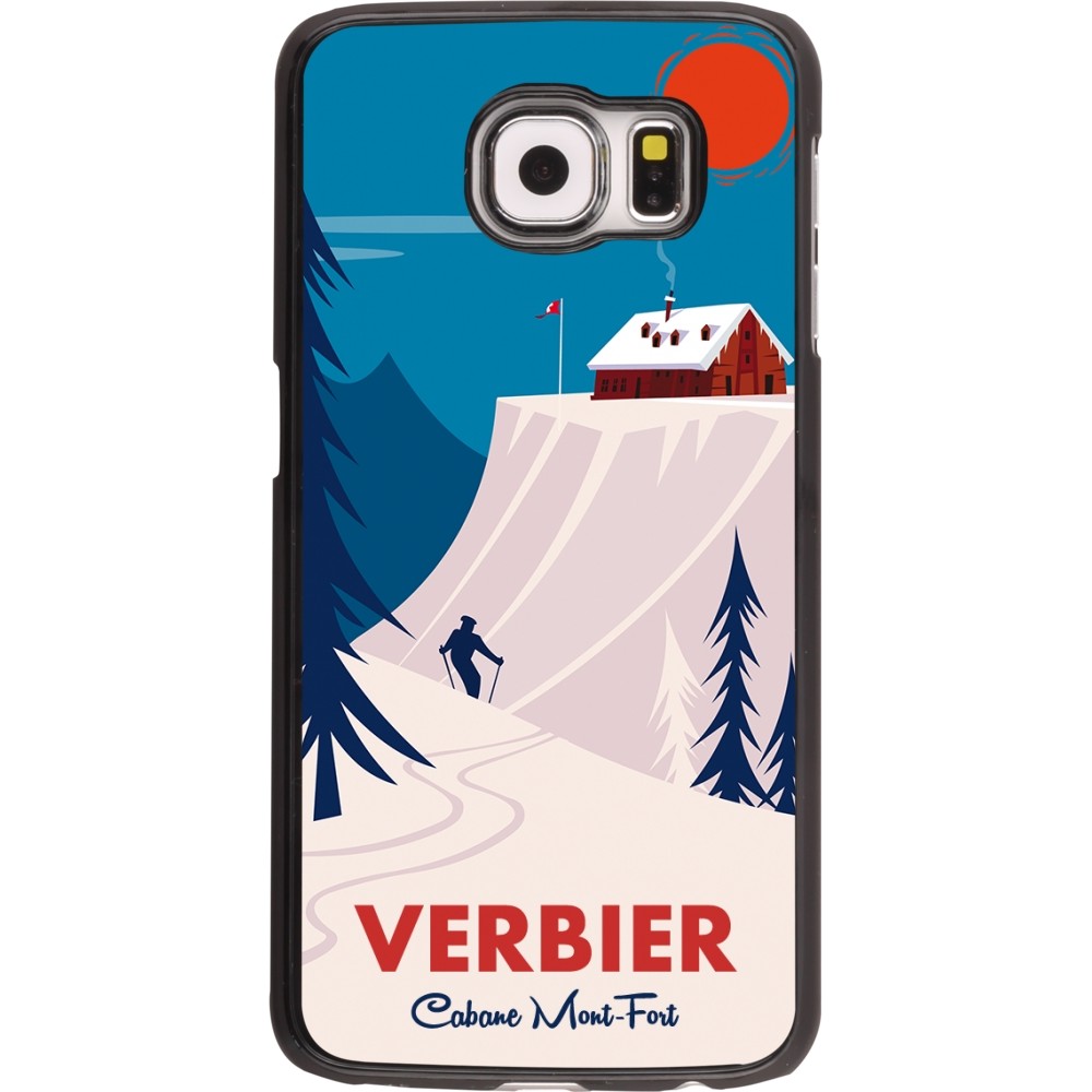 Coque Samsung Galaxy S6 edge - Verbier Cabane Mont-Fort