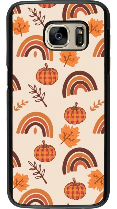 Samsung Galaxy S7 Case Hülle - Autumn 2024 rainbow