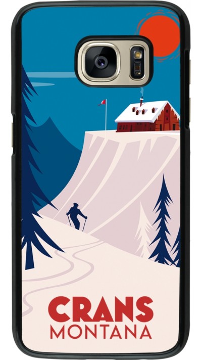 Samsung Galaxy S7 Case Hülle - Crans-Montana Cabane