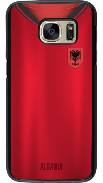 Samsung Galaxy S7 Case Hülle - Albanien personalisierbares Fussballtrikot