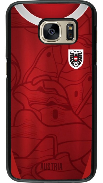 Samsung Galaxy S7 Case Hülle - Austria personalisierbares Fussballtrikot