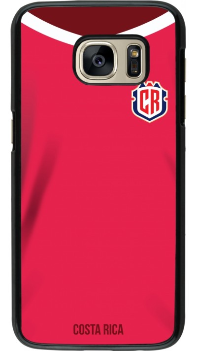 Samsung Galaxy S7 Case Hülle - Costa Rica 2022 personalisierbares Fussballtrikot