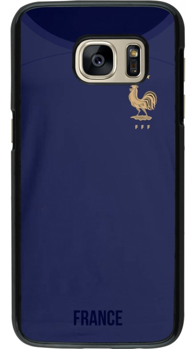 Samsung Galaxy S7 Case Hülle - Frankreich 2022 personalisierbares Fussballtrikot