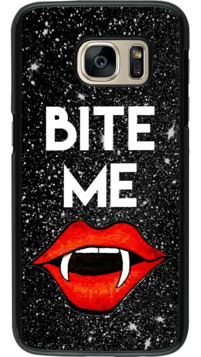 Samsung Galaxy S7 Case Hülle - Halloween 2024 bite me