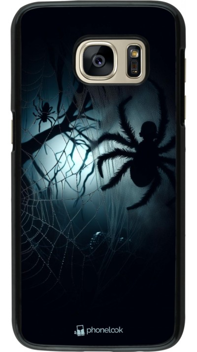 Samsung Galaxy S7 Case Hülle - Halloween 2024 Dunkle Spinne