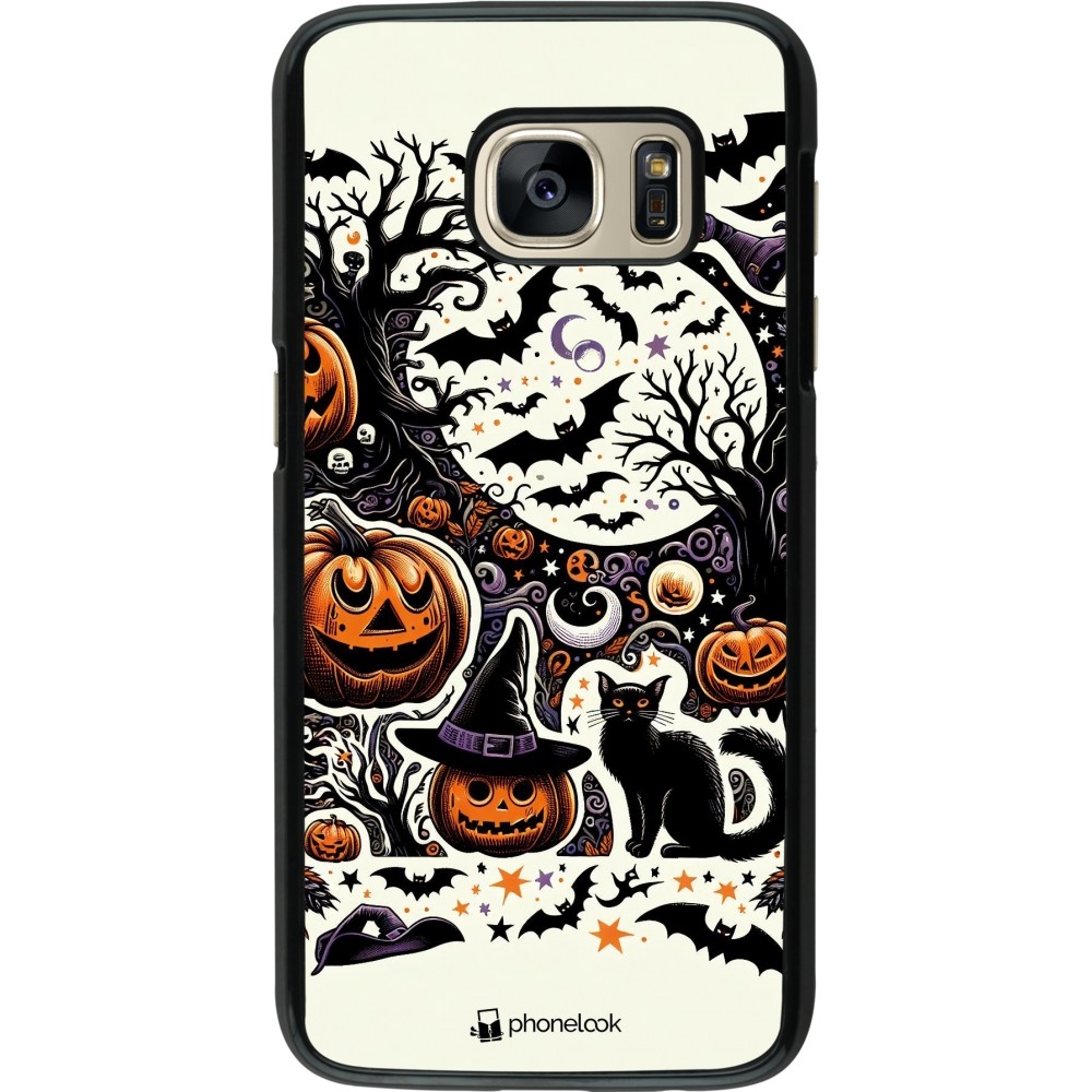 Samsung Galaxy S7 Case Hülle - Halloween 2024 Spuk