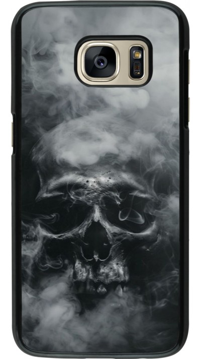 Samsung Galaxy S7 Case Hülle - Halloween 2024 smoky skull