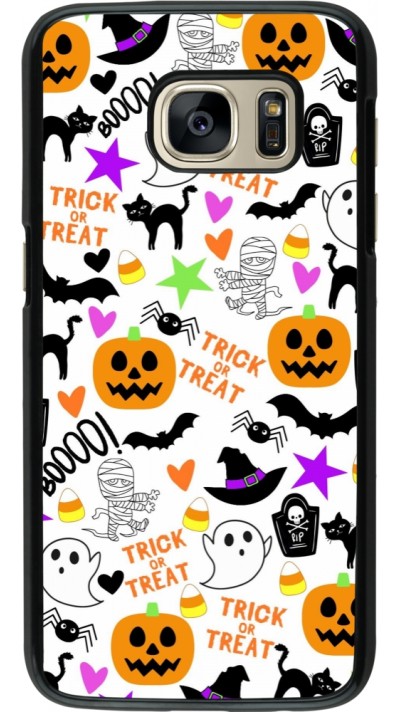 Samsung Galaxy S7 Case Hülle - Halloween 2024 trick or treat