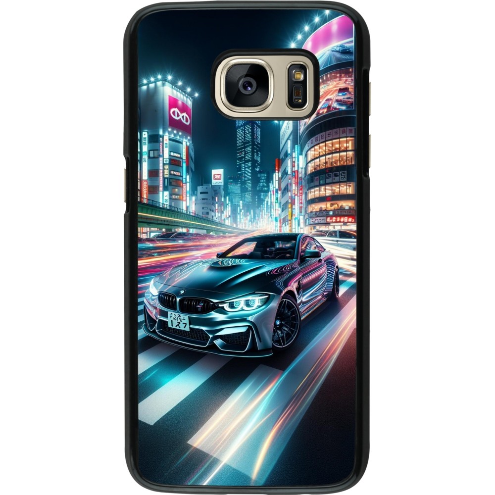 Samsung Galaxy S7 Case Hülle - BMW M4 Tokio Nacht