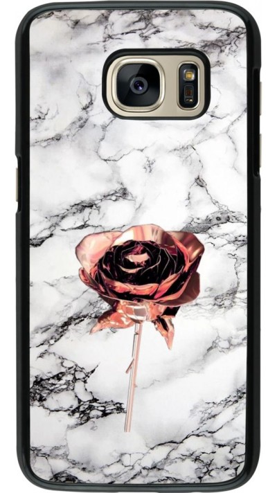 Hülle Samsung Galaxy S7 - Marble Rose Gold