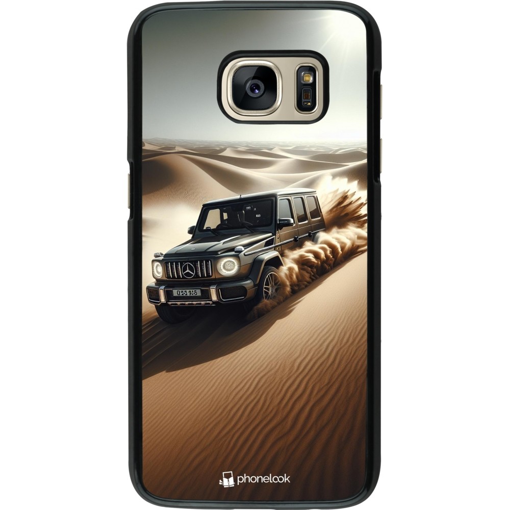 Samsung Galaxy S7 Case Hülle - Mercedes G Drift Wueste