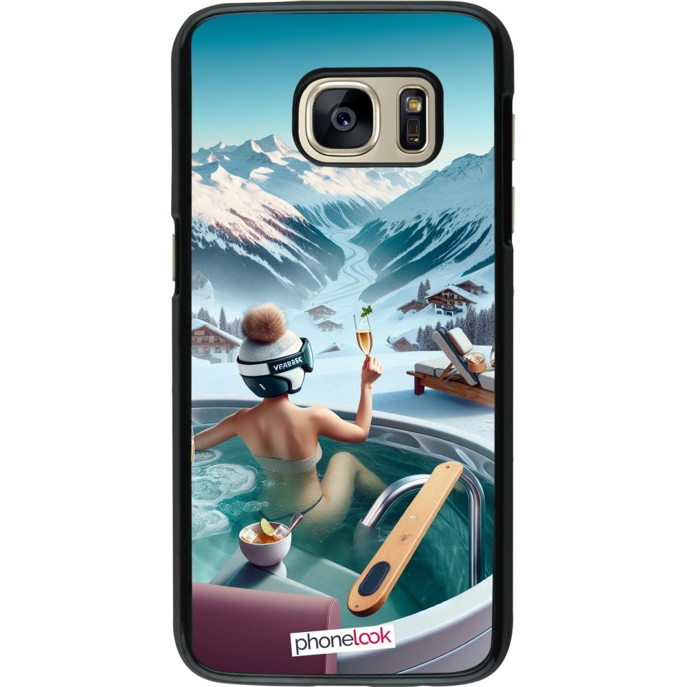 Samsung Galaxy S7 Case Hülle - Berg Glamour Whirlpool