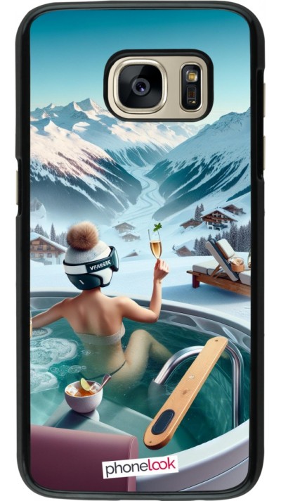 Samsung Galaxy S7 Case Hülle - Berg Glamour Whirlpool