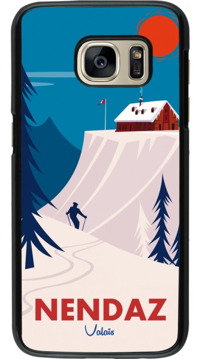 Samsung Galaxy S7 Case Hülle - Nendaz Cabane Ski