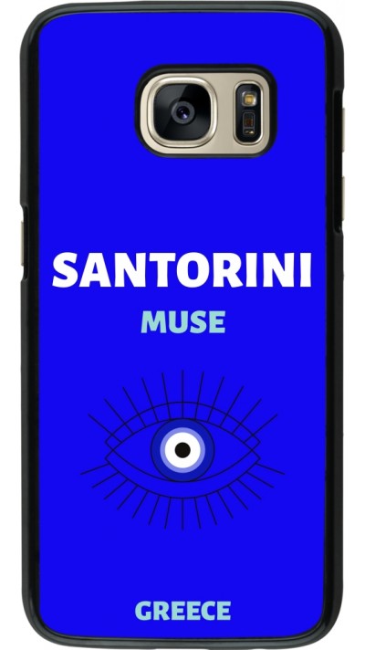 Samsung Galaxy S7 Case Hülle - Pop Summer Destination Santorini