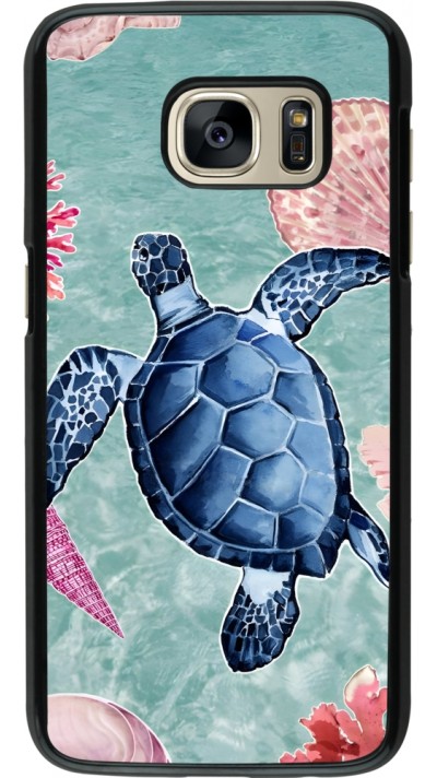 Samsung Galaxy S7 Case Hülle - Preppy Turtle