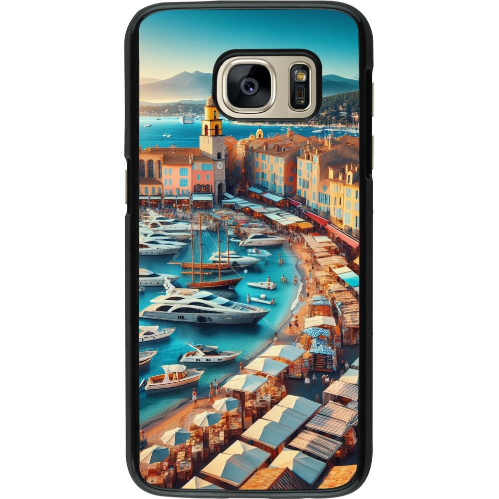 Samsung Galaxy S7 Case Hülle - Saint-Tropez Strand