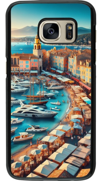 Samsung Galaxy S7 Case Hülle - Saint-Tropez Strand