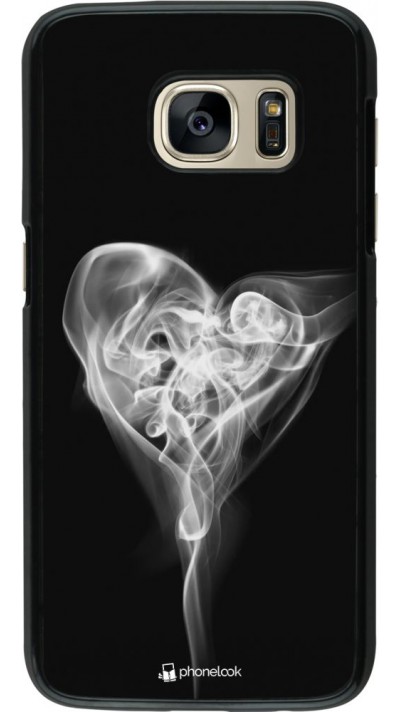 Hülle Samsung Galaxy S7 - Valentine 2022 Black Smoke