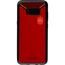 Samsung Galaxy S8 Case Hülle - Hybrid Armor schwarz Spanien 2022 personalisierbares Fußballtrikot