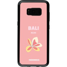 Samsung Galaxy S8 Case Hülle - Hybrid Armor schwarz Pop Summer Destination Bali