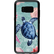 Samsung Galaxy S8 Case Hülle - Hybrid Armor schwarz Preppy Turtle