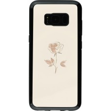 Samsung Galaxy S8 Case Hülle - Hybrid Armor schwarz Rosa Sand Minimalistisch