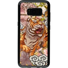 Samsung Galaxy S8 Case Hülle - Hybrid Armor schwarz Spring 23 japanese tiger