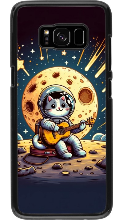 Samsung Galaxy S8 Case Hülle - AstroKatze RockMond