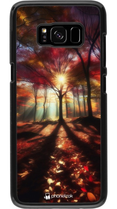 Samsung Galaxy S8 Case Hülle - Herbstlicher goldener Glanz