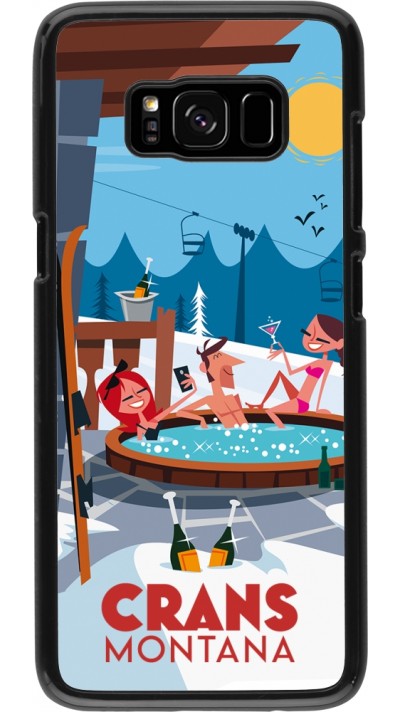 Samsung Galaxy S8 Case Hülle - Crans-Montana Mountain Jacuzzi