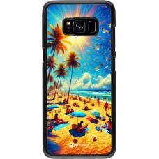 Samsung Galaxy S8 Case Hülle - Sommer Paradies Farbe