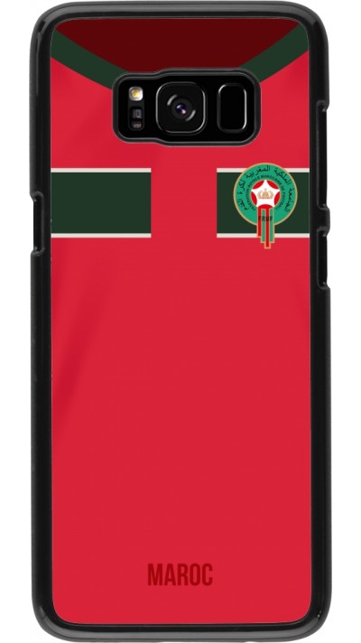 Coque Samsung Galaxy S8 - Maillot de football Maroc 2022 personnalisable