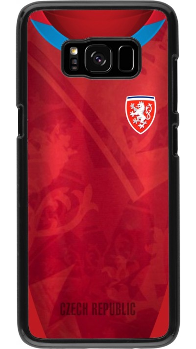 Coque Samsung Galaxy S8 - Maillot de football République Tchèque personnalisable