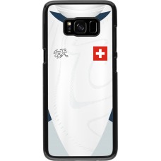 Coque Samsung Galaxy S8 - Maillot de football Suisse Extérieur personnalisable