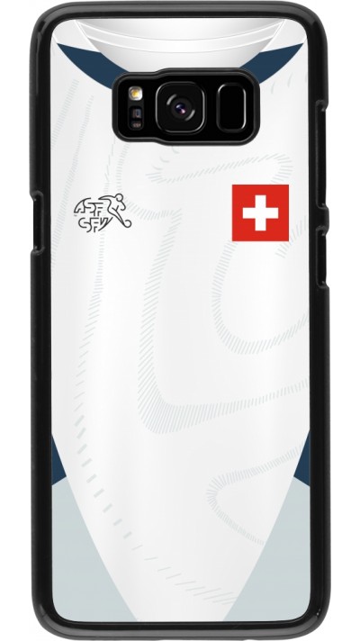 Coque Samsung Galaxy S8 - Maillot de football Suisse Extérieur personnalisable