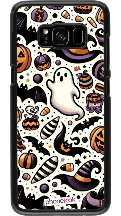 Samsung Galaxy S8 Case Hülle - Halloween 2024 Niedliches Muster