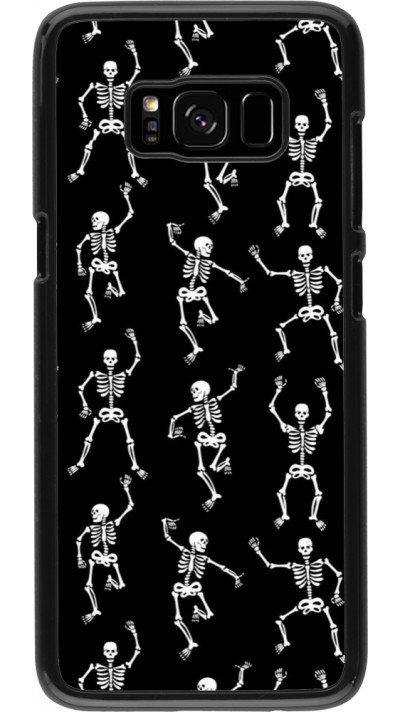 Samsung Galaxy S8 Case Hülle - Halloween 2024 dancing skeleton