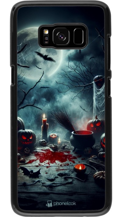 Samsung Galaxy S8 Case Hülle - Halloween 2024 Dunkler Mond