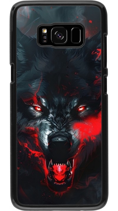 Samsung Galaxy S8 Case Hülle - Halloween 2024 mad werewolf