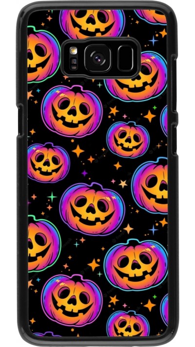 Samsung Galaxy S8 Case Hülle - Halloween 2024 rainbow pumpkins