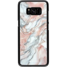 Samsung Galaxy S8 Case Hülle - Rosa Leuchtender Marmor