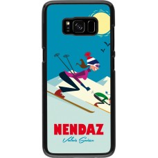 Samsung Galaxy S8 Case Hülle - Nendaz Ski Downhill